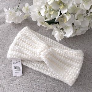 Loft Sweater Knit Twist Headband Ear Warmer